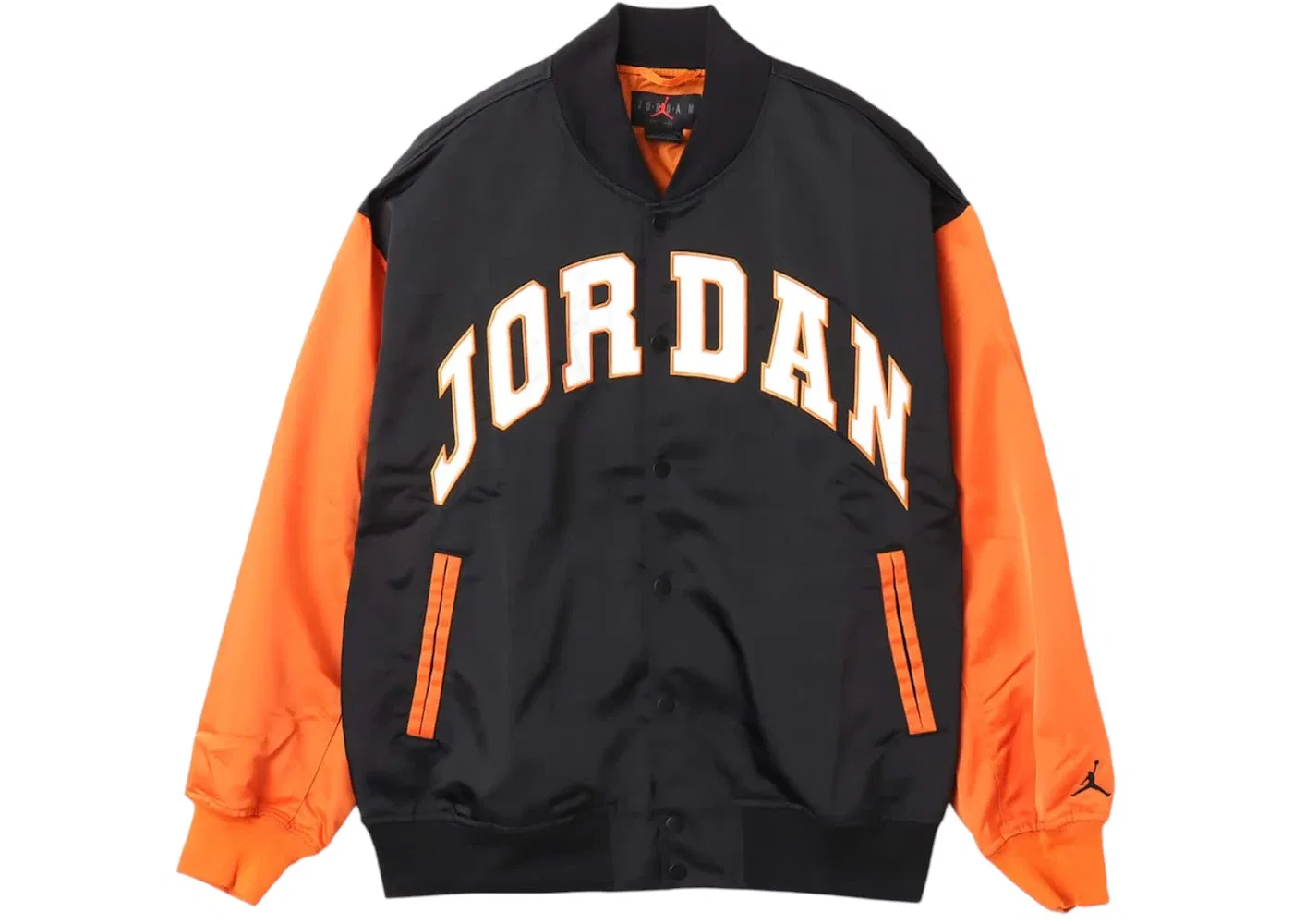 Мужская куртка-бомбер с принтом Jordan Jacket, Black/Orange