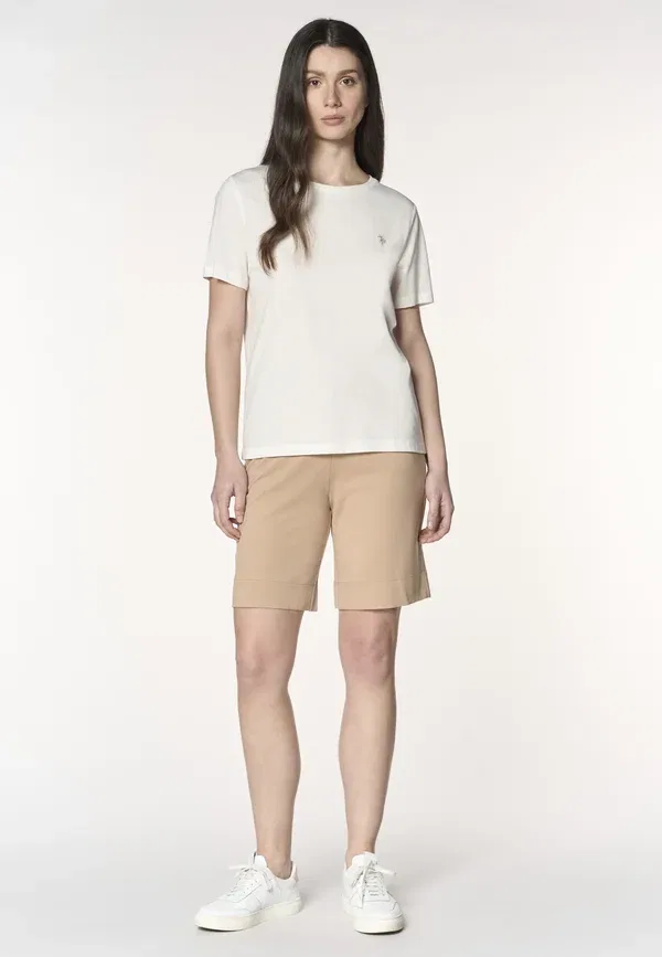 Шорты с эластичной талией U.S. Polo Assn. Beige, бежевый — фото 2