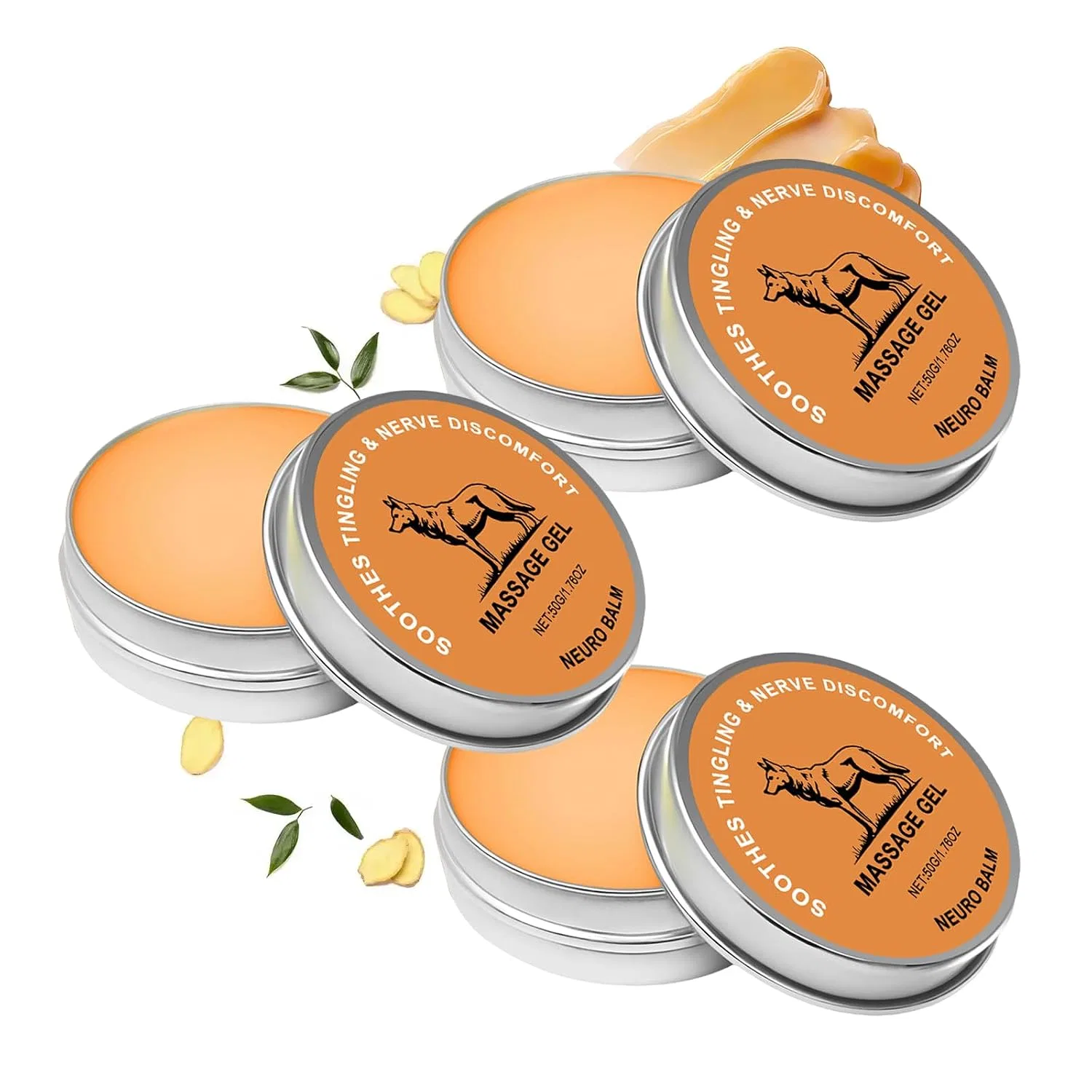 Крем для тела и массажа Neuro Balm, 3 шт, 50 г, ZKKD