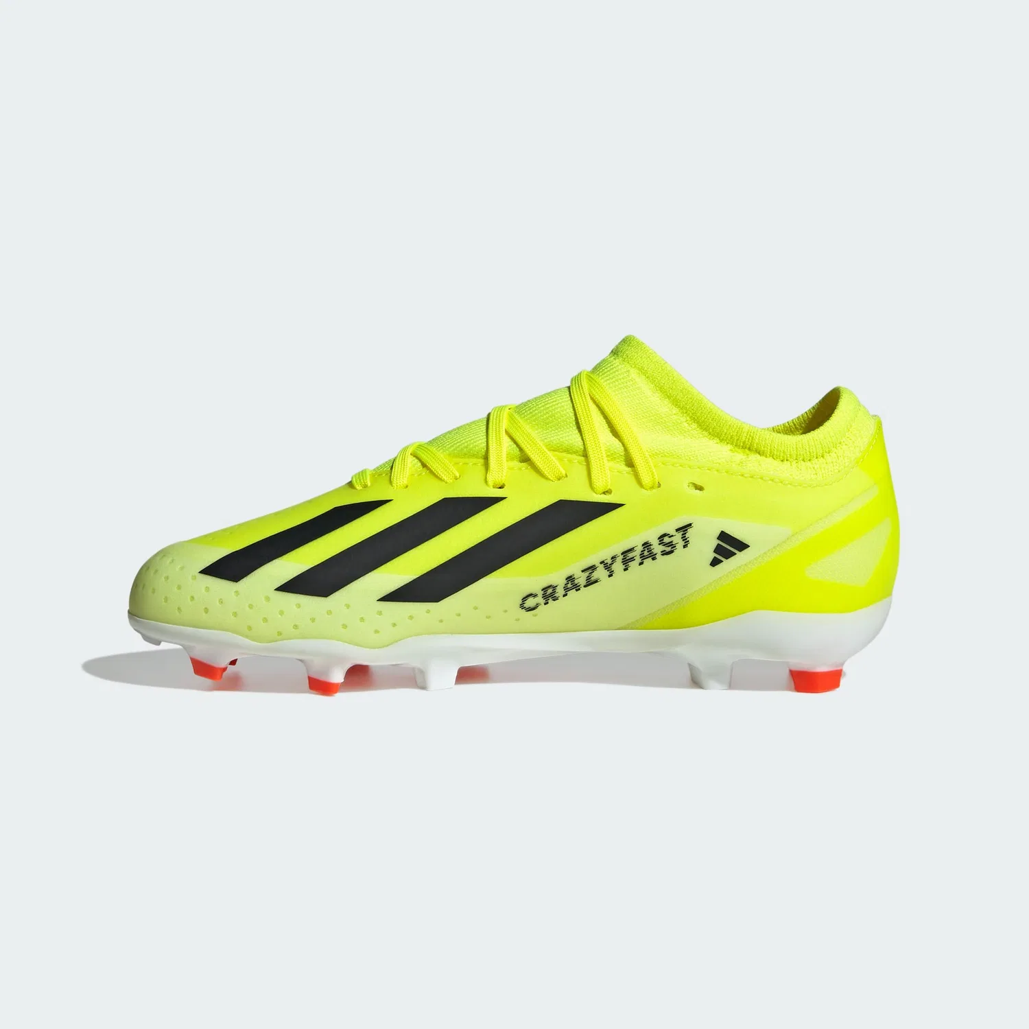Детские бутсы для мальчиков X Crazyfast League Multi-ground Boots Adidas, Solar Yellow Core Black Cloud White — фото 2
