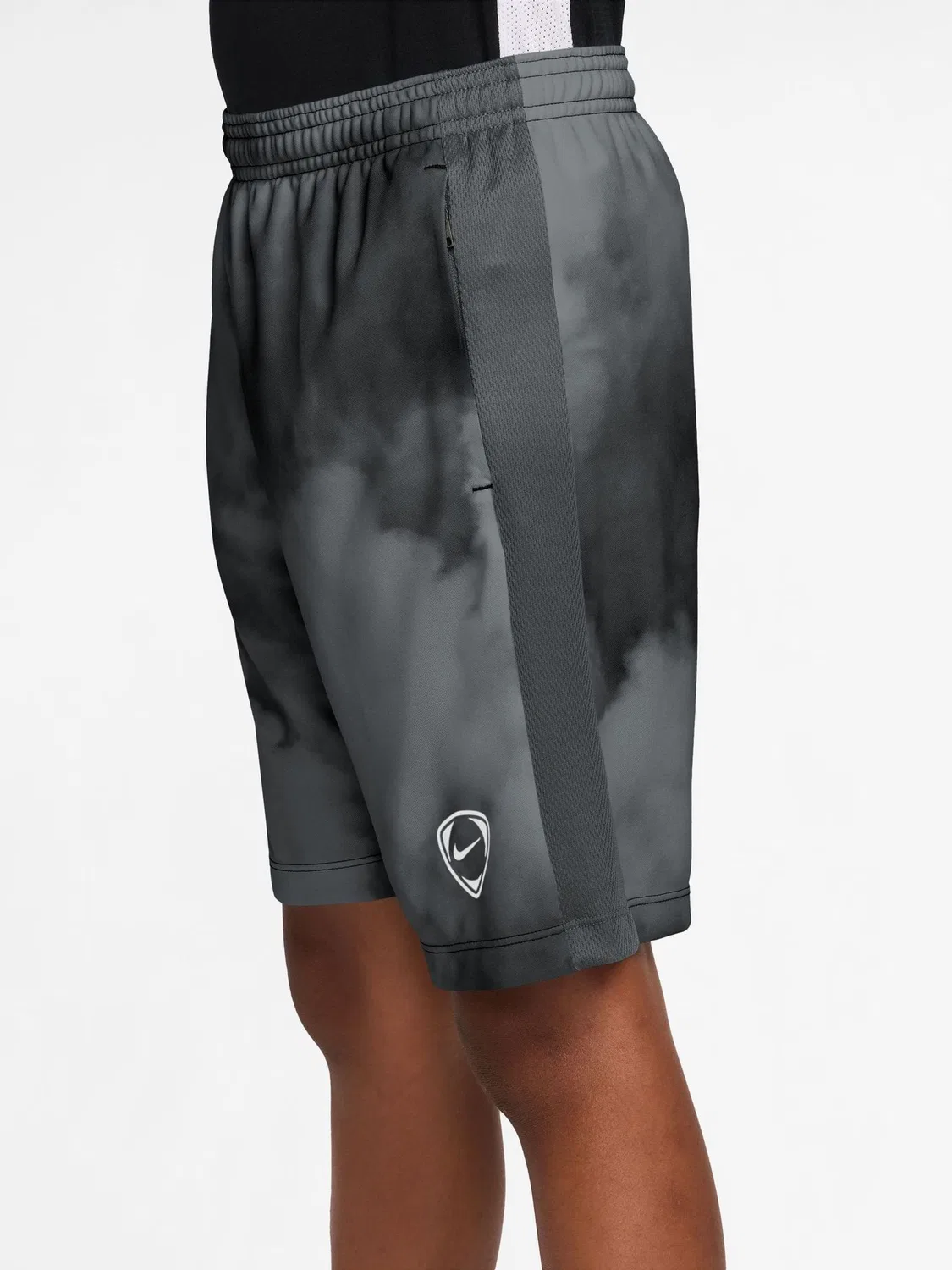 Шорты футбольные Academy+ Dri-FIT Nike, черный — фото 3