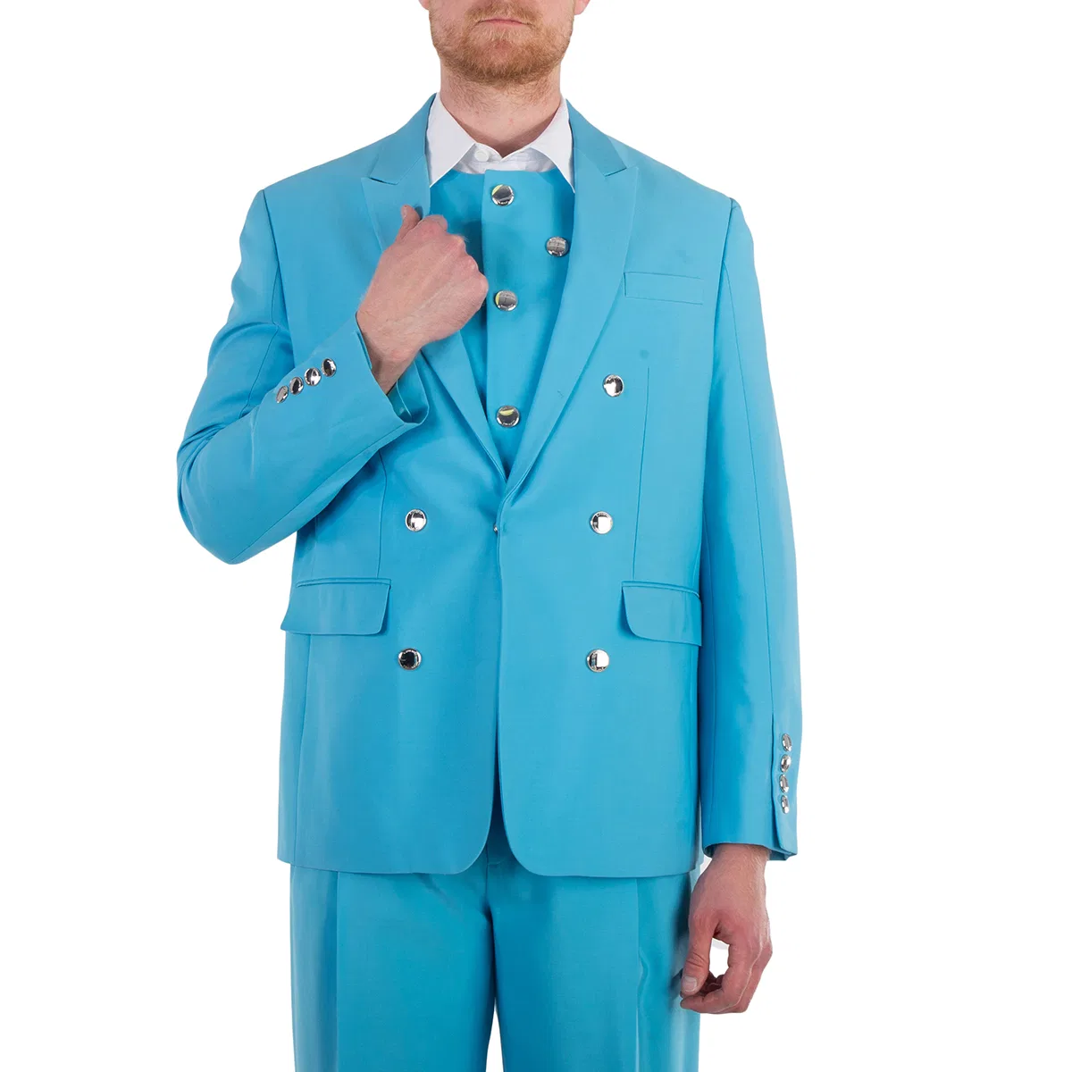 Пиджак шерстяной Bright Opal Blue Burberry, Bright Opal Blue