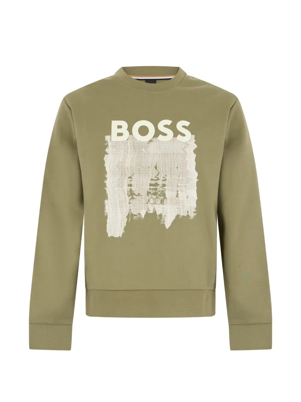 Свитшот с логотипом BOSS, зеленый
