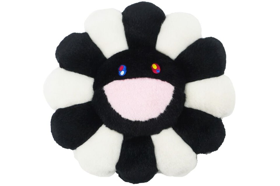 

Мягкая плюшевая фигурка Takashi Murakami Flower, 30 см, черный/белый