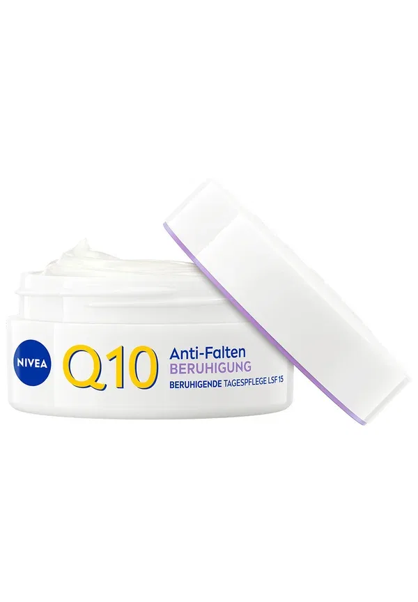 Крем для лица Q10 Anti-wrinkle Power Sensitive Day Care SPF 15 Nivea, 50 мл, прозрачный — фото 3