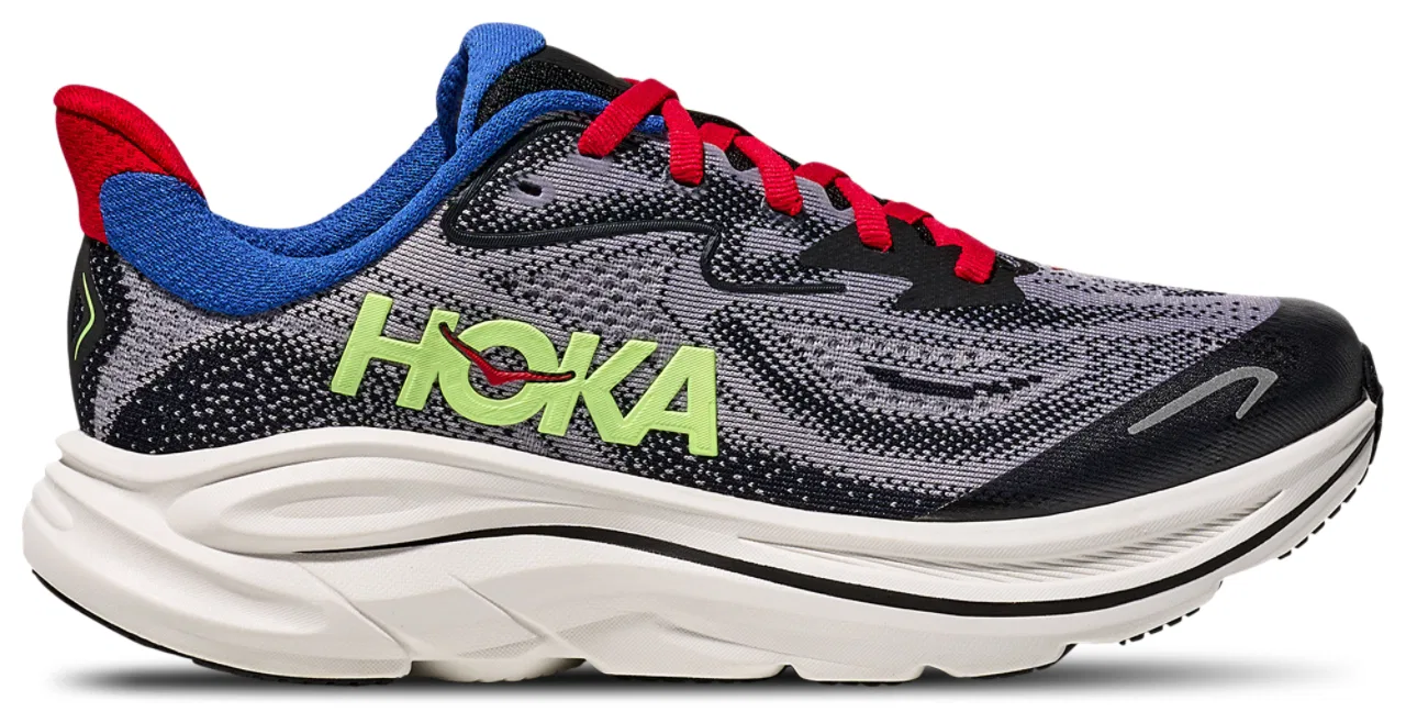 Кроссовки для мальчиков Clifton 10 HOKA, цвет White/Grey