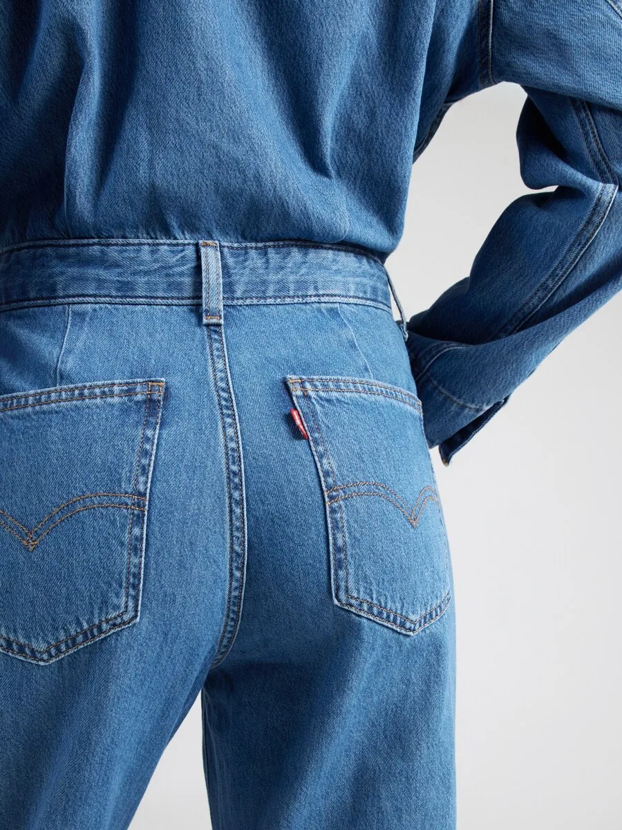 Комбинезон LEVI'S «Кендерс-комбинезон» из синей джинсовой ткани — фото 2