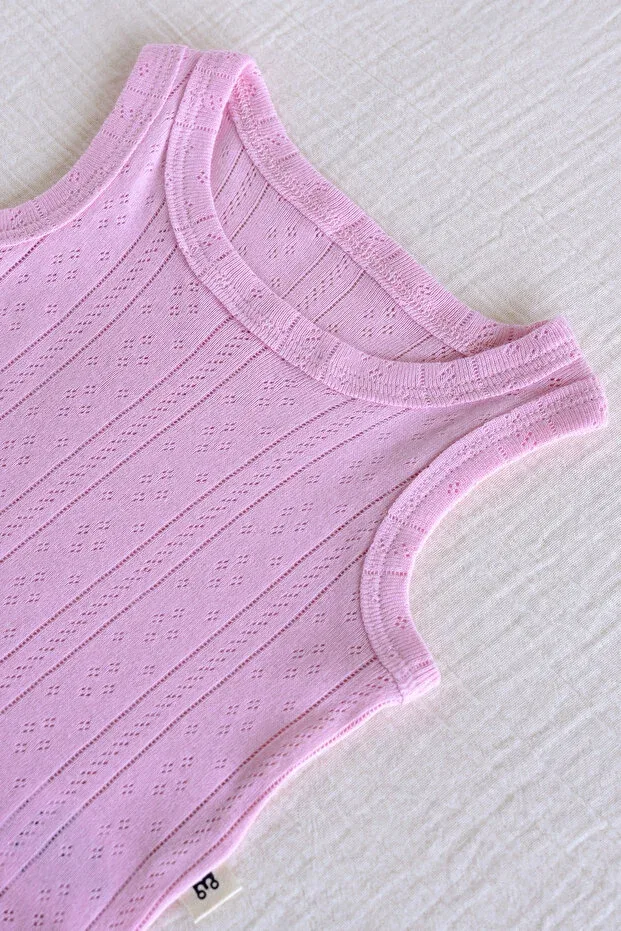 Детское боди для девочек кружевное Mimu Baby, Candy — фото 4