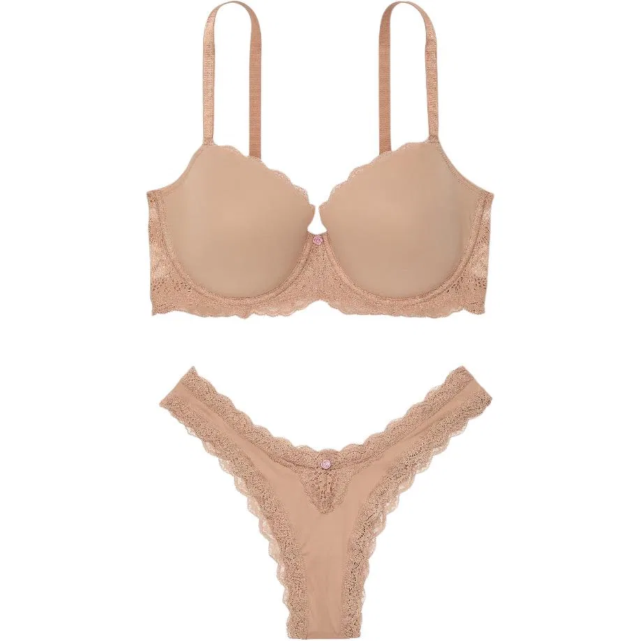 Женский комплект нижнего белья Fantasy Collection Victoria's Secret, Цвет Praline