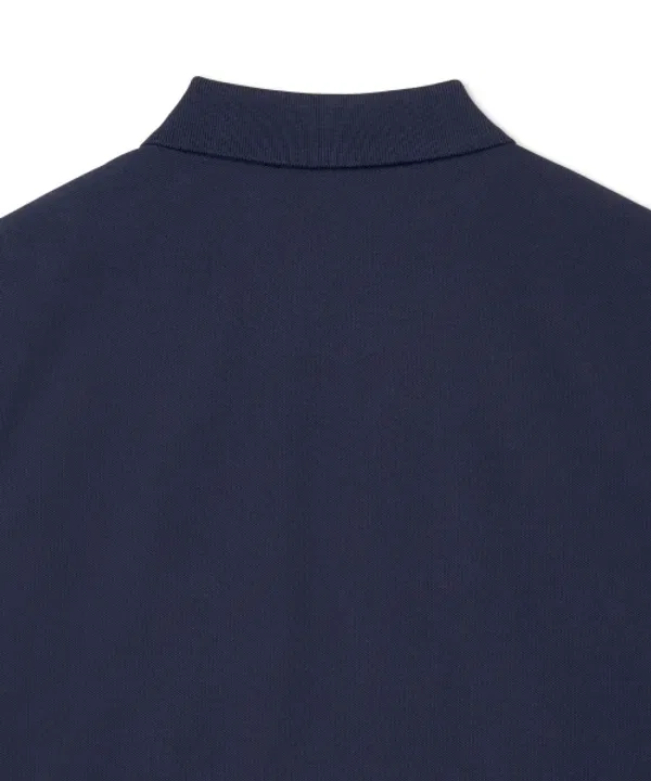 Поло с коротким рукавом из сетки, Polo Ralph Lauren, темно-синий — фото 4