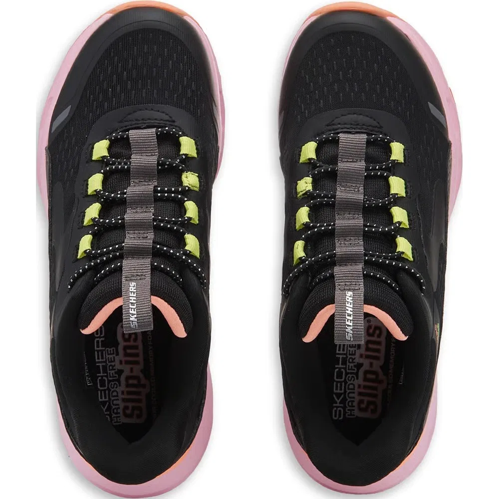 Детские кроссовки Glide Step Skechers, Black/Pink Multi — фото 4