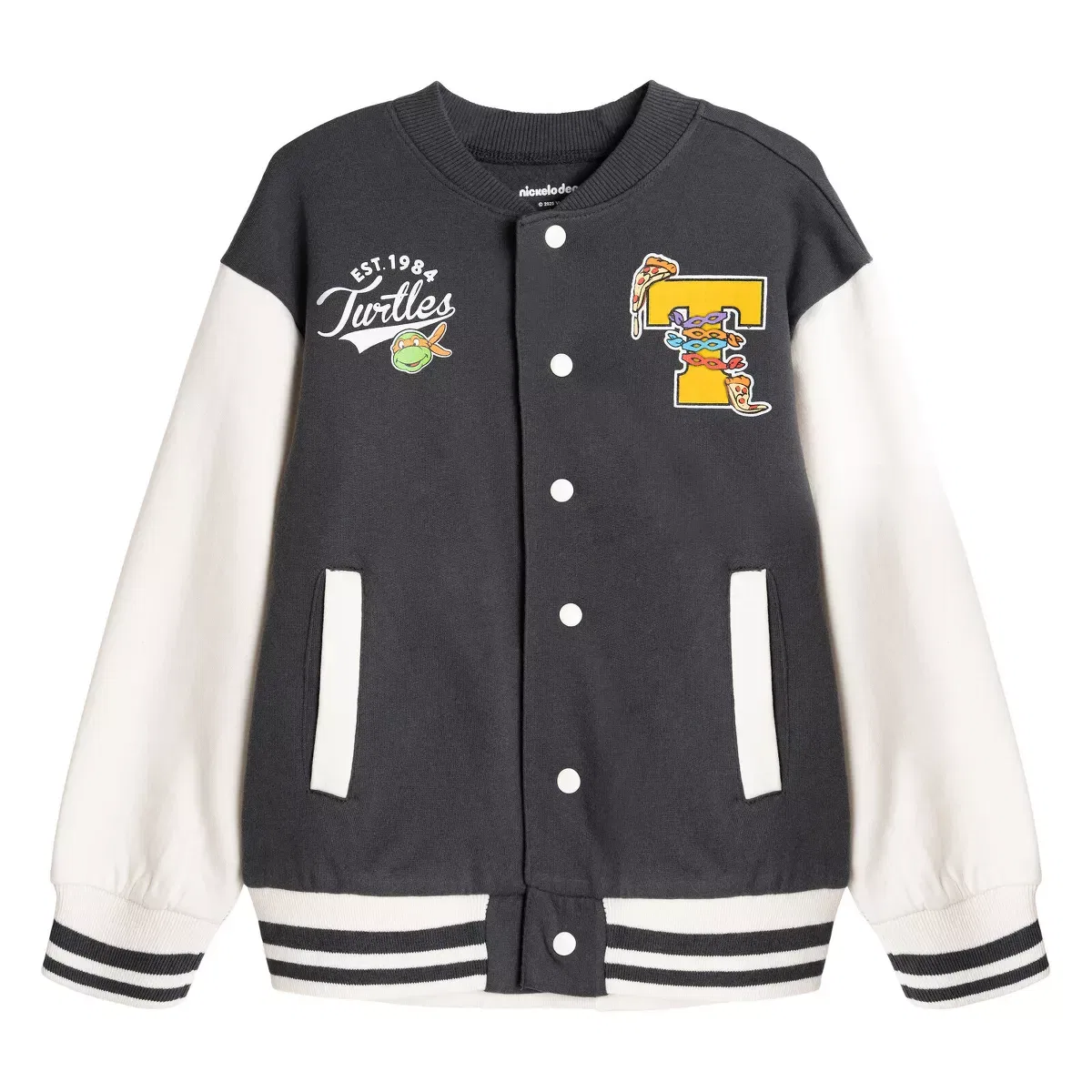 Детский комплект из куртки и брюк с длинным рукавом Teenage Mutant Ninja Turtles, Charcoal Blue Gray — фото 2