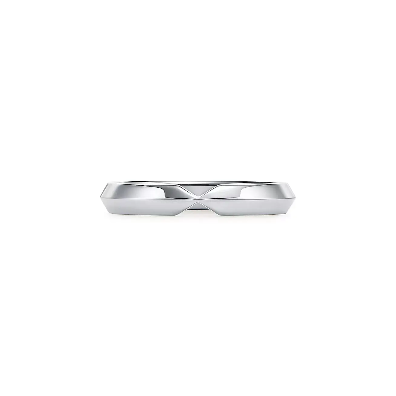 

Кольцо Tiffany & Co. The Tiffany Setting Nesting Narrow Band, платина