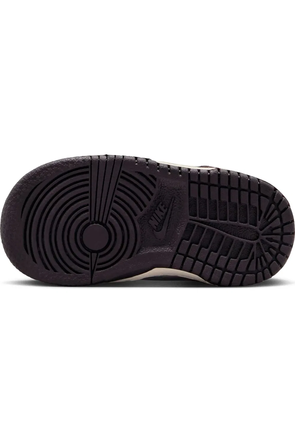 Кроссовки детские баскетбольные Dunk Low Nike, White/Burgundy/Glacier Blue — фото 4