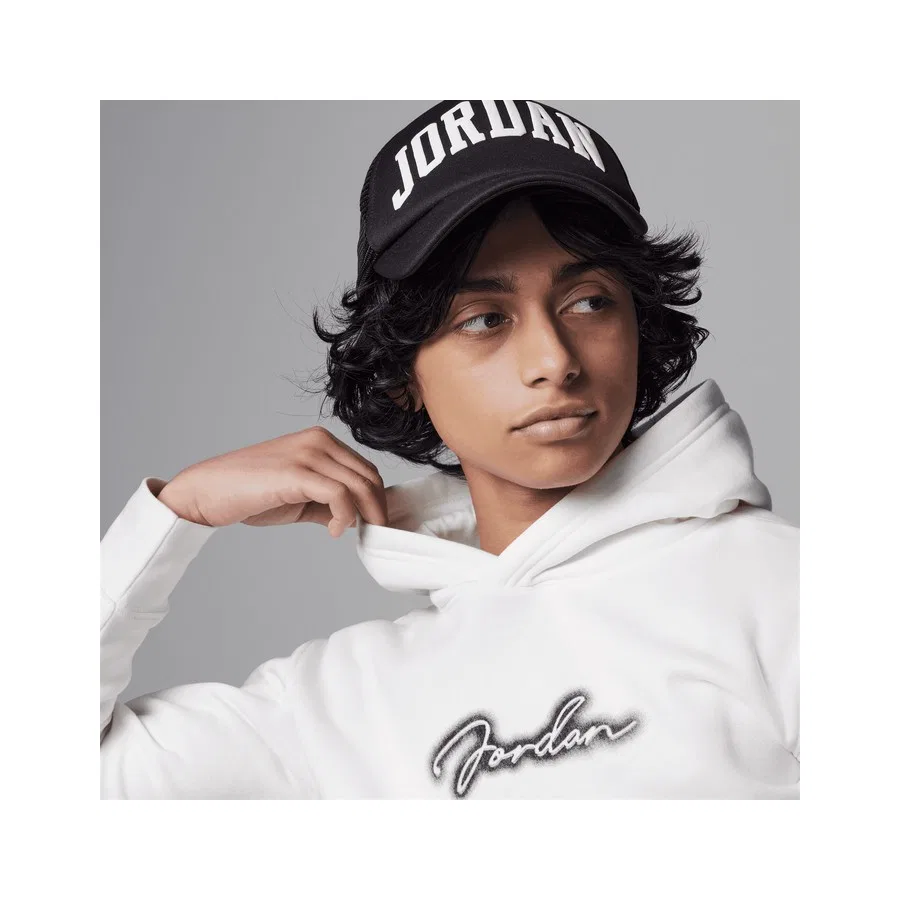 Детский свитшот Nike Jordan Mvp French Terry Hoodie, Черный — фото 3