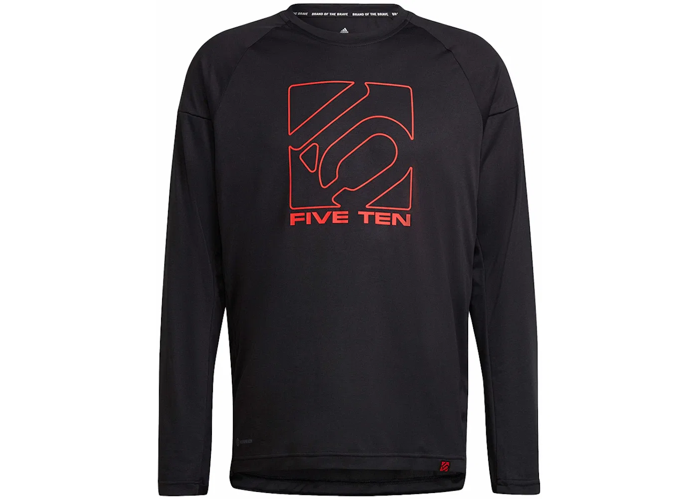 Мужская джерси с длинным рукавом Adidas Five Ten Long Sleeve Jersey, черный