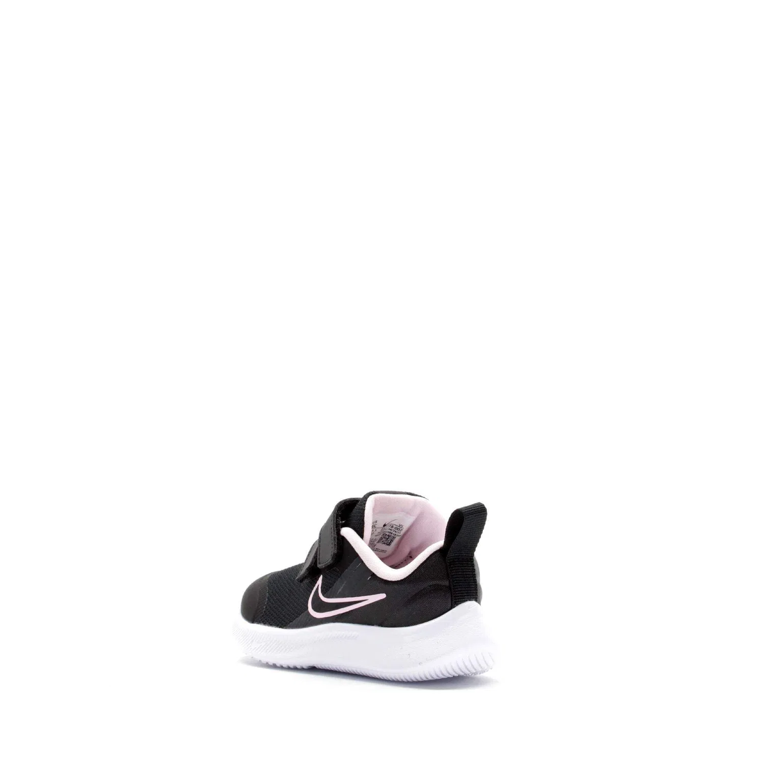 Детские кроссовки для мальчиков с принтом Star Runner 3 NIKE, Black Black Dk Smoke Grey — фото 2