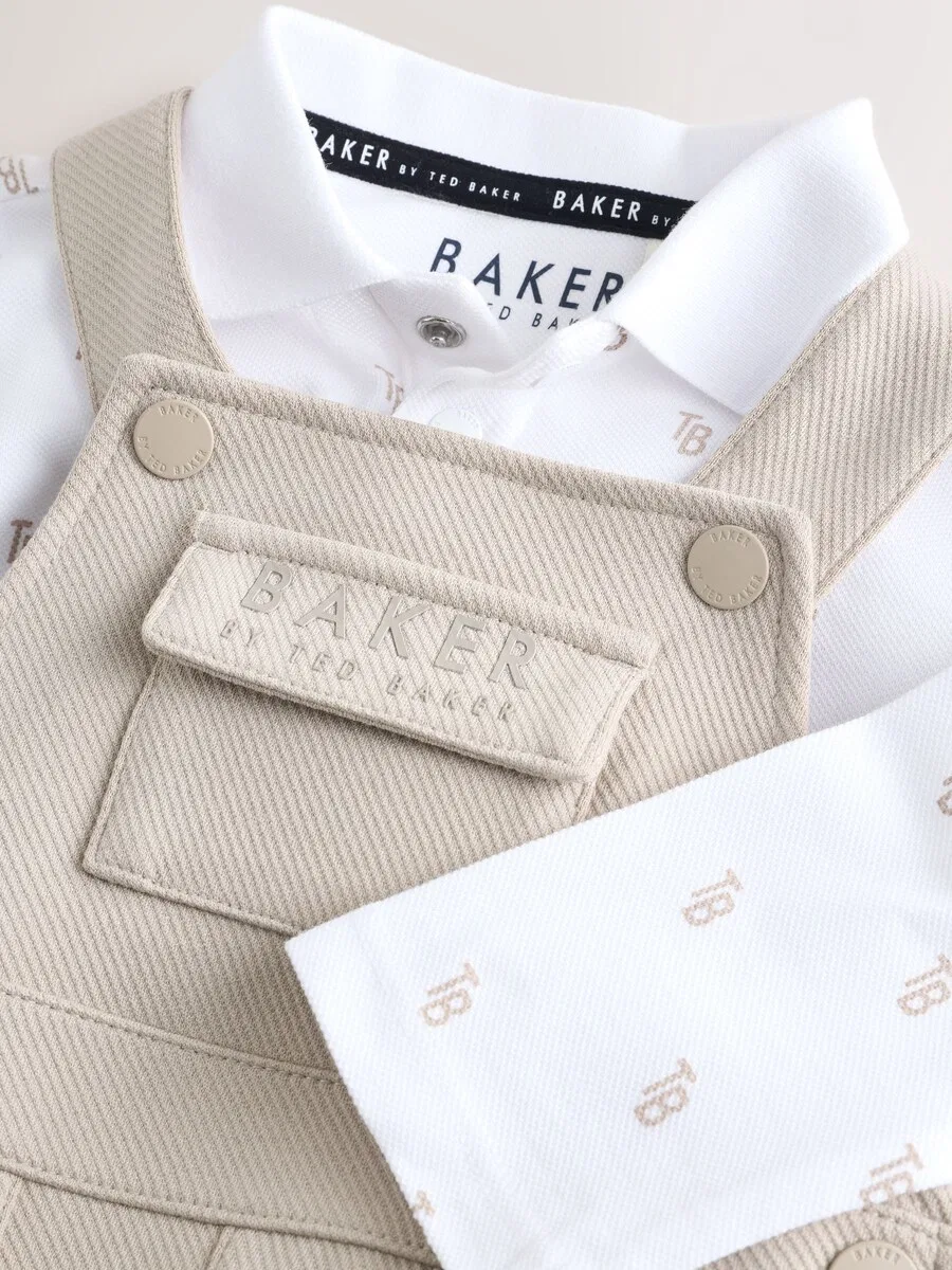 Комбинезон Baker By Ted Baker, светло-серый/белый — фото 4