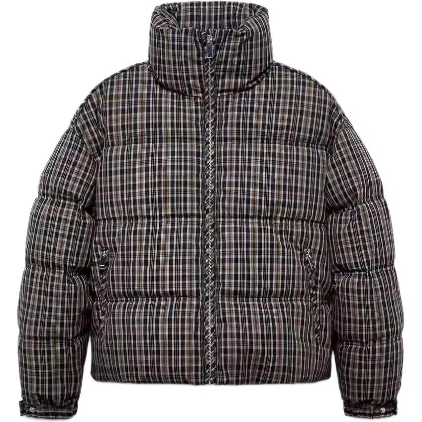 Женский пуховик с воротником-стойкой ZARA, Brown
