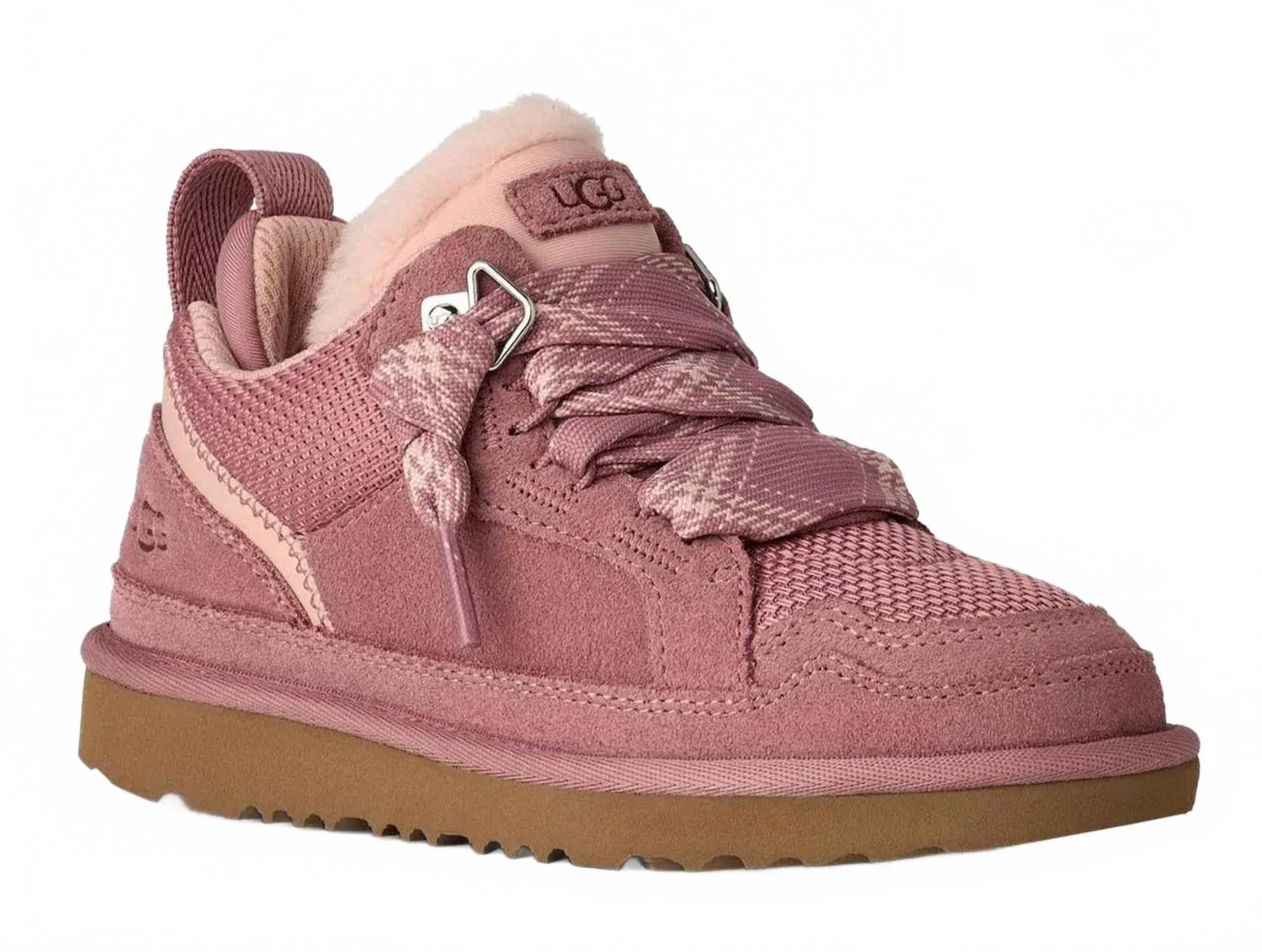 Детские кроссовки с замшевым верхом Lowmel Sneaker UGG, Pink Dawn — фото 2
