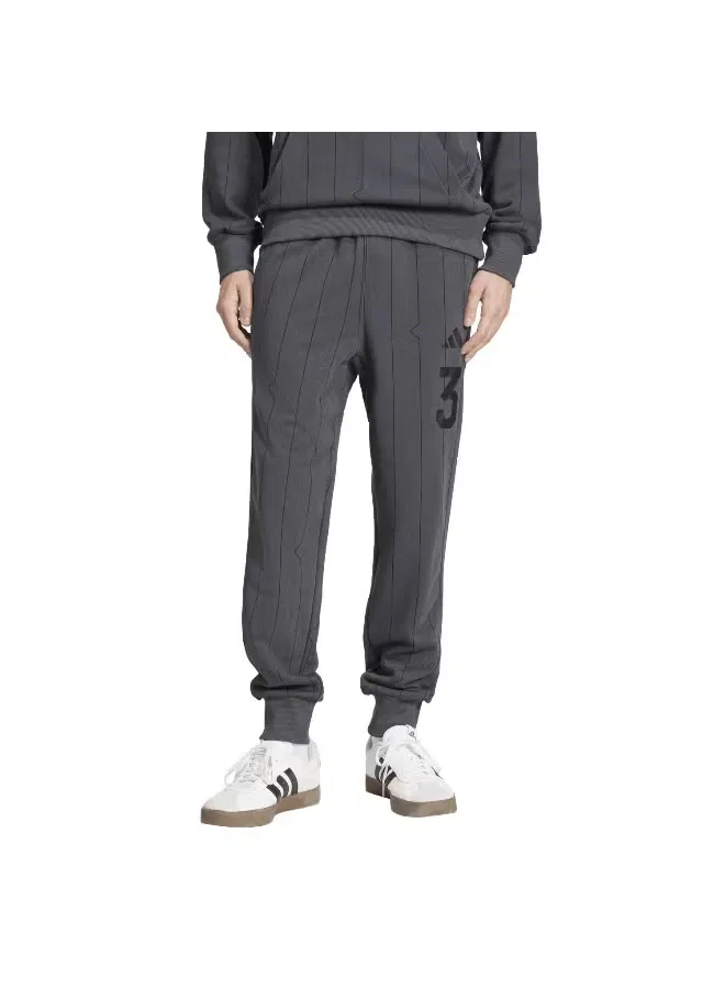Штаны спортивные с мягкой футерной тканью Seasonal essentials us sport Adidas, серый — фото 2