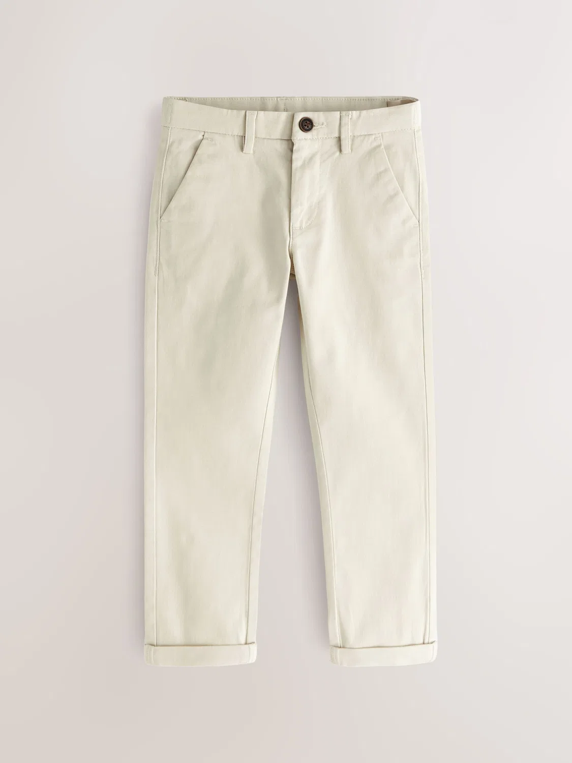 Чинос классические Regular Fit, Ecru Neutral Next