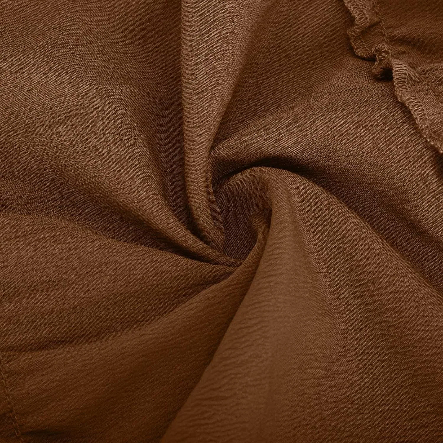 Женское летнее платье на бретелях с ярусами, Brown — фото 3