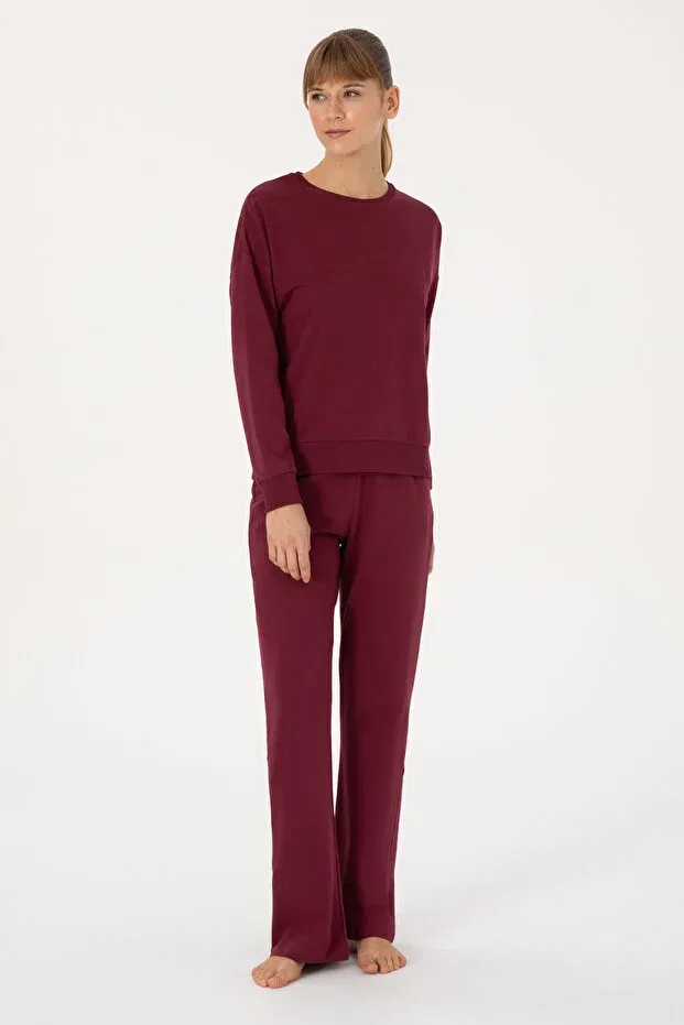 Женская пижама с длинным рукавом Cherry Christmas Themed Pajama Set U.S. Polo Assn., Cherry — фото 4