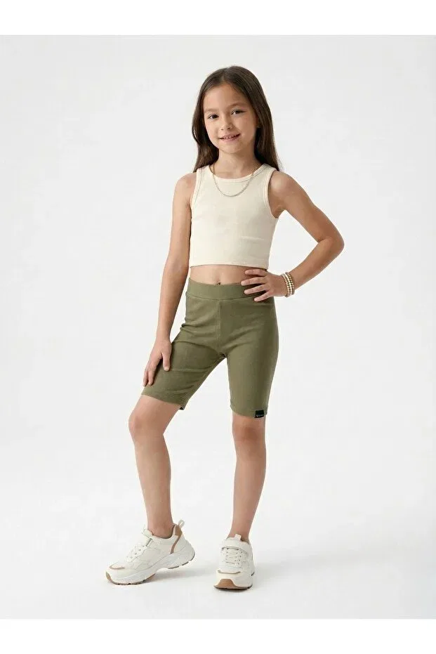 Детские леггинсы для девочек хлопковые Rg Kidsstore, Haki