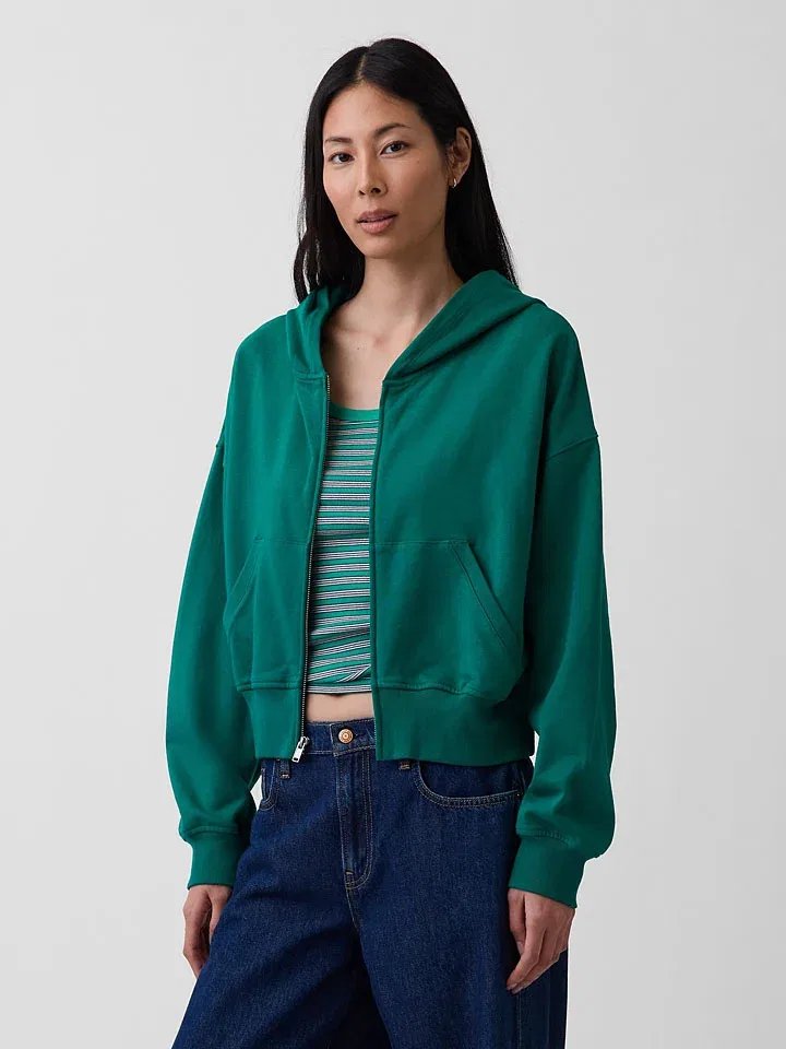 Женская спортивная куртка с капюшоном GAP, Green