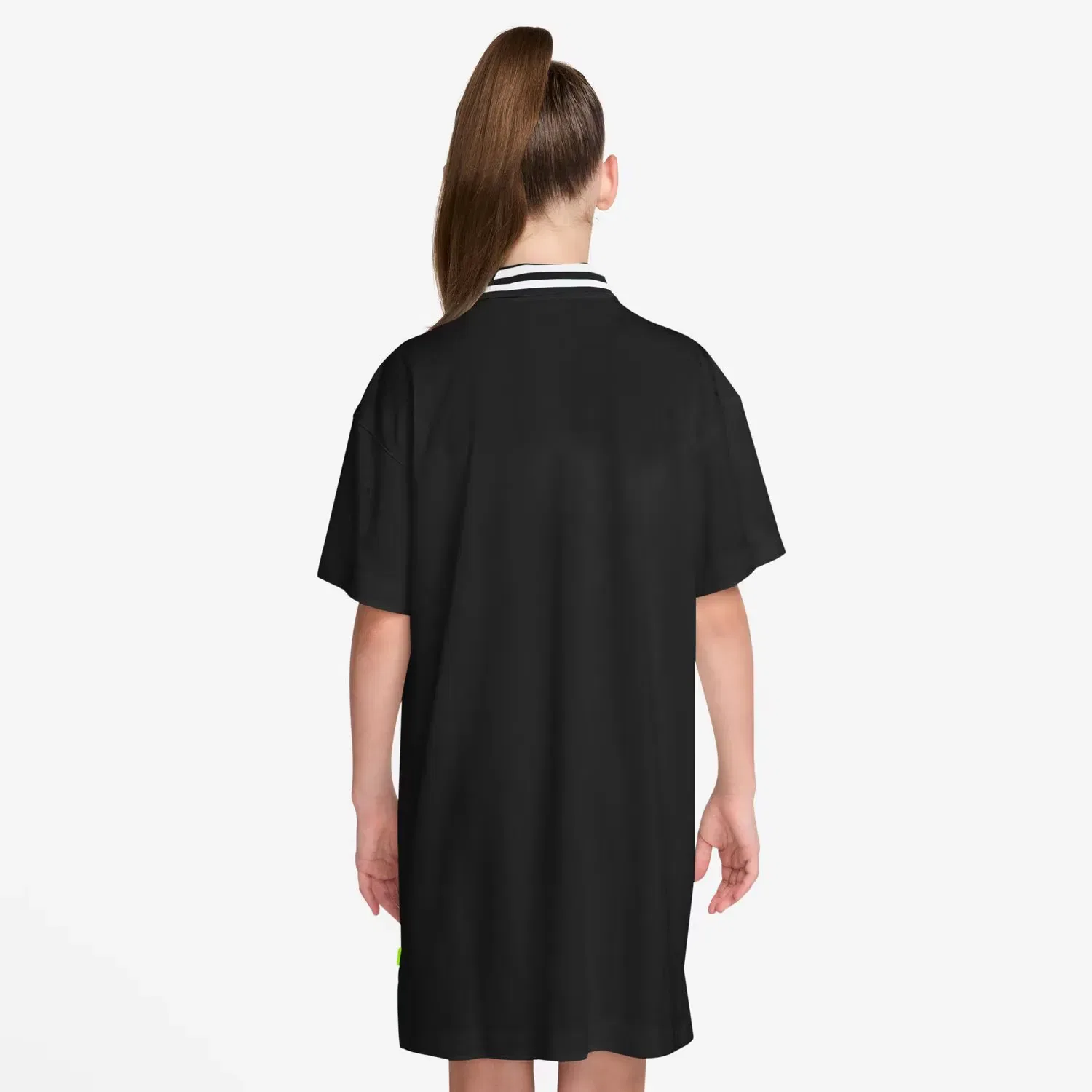 Детское платье для девочек трикотажное Sportswear Jersey Dress Nike, Negro — фото 2