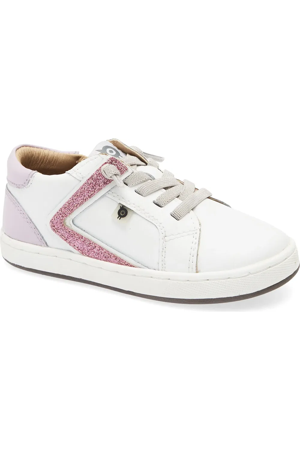 Кроссовки детские на молнии Sash Runner OLD SOLES, Snow/Lilium/Glam Pink