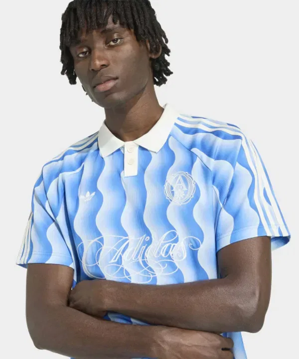 Футболка с коротким рукавом Summer Jersey, Adidas, сине-белый — фото 3