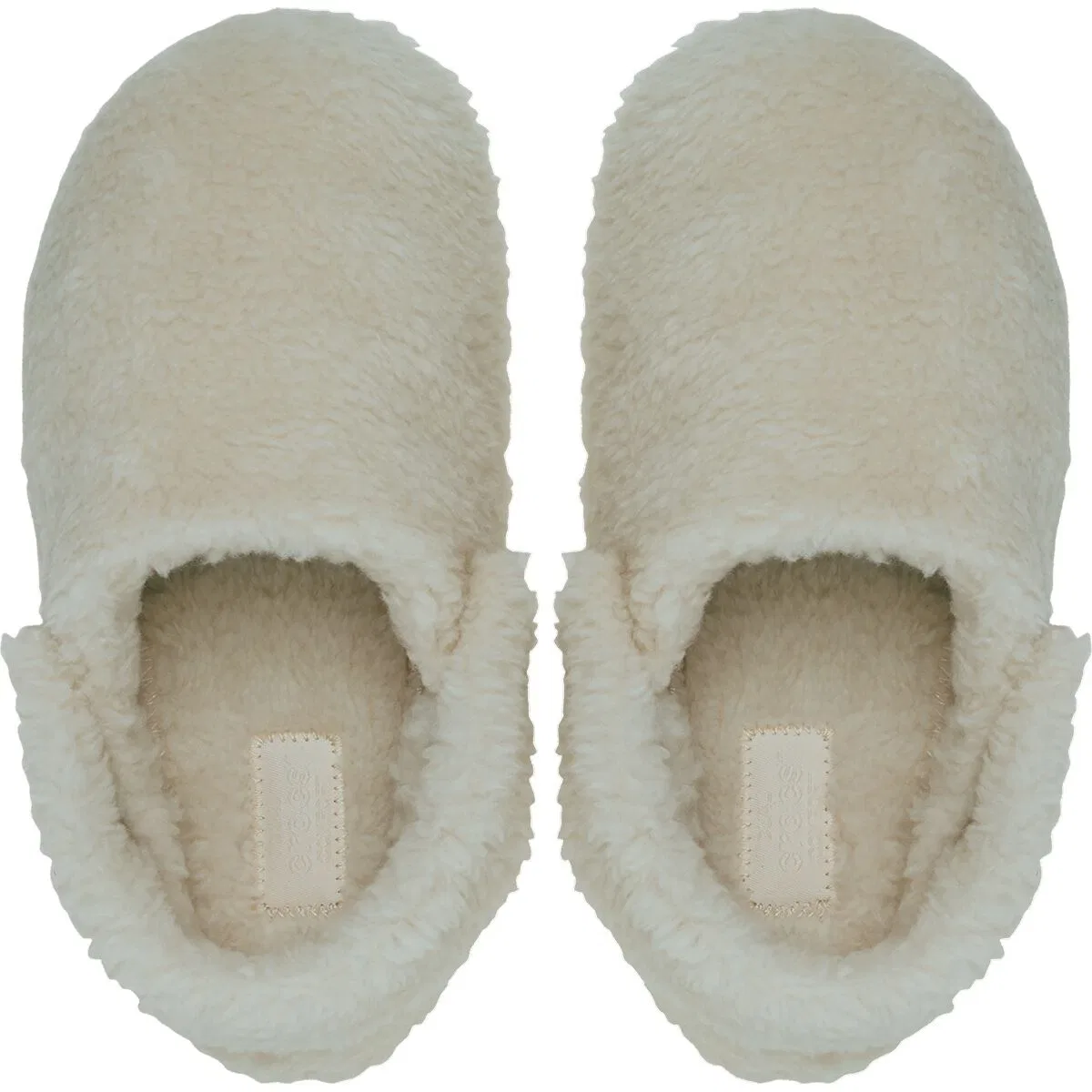 Детские тапочки с искусственным мехом Classic Cozzzy Slipper Crocs, Stucco — фото 4