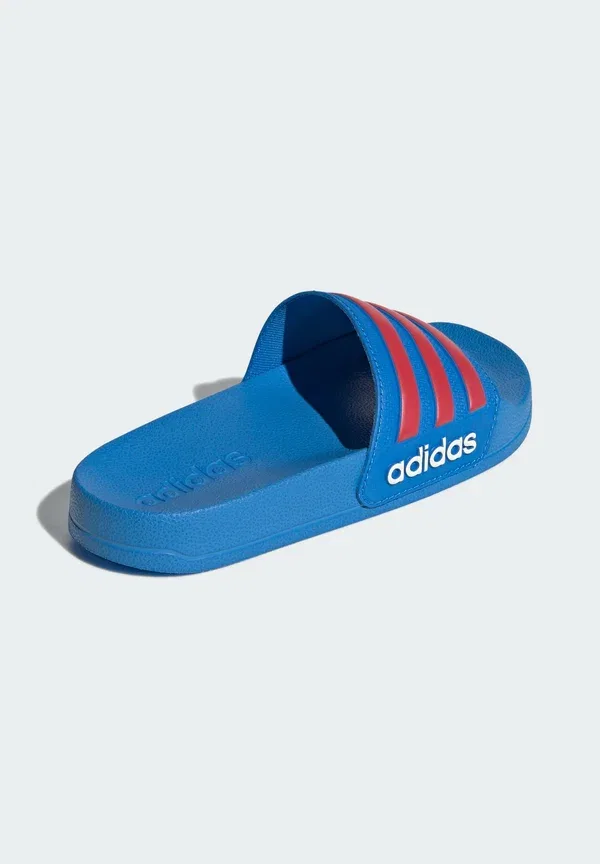 Шлепанцы Adidas Performance, красный/синий/кремовый — фото 4