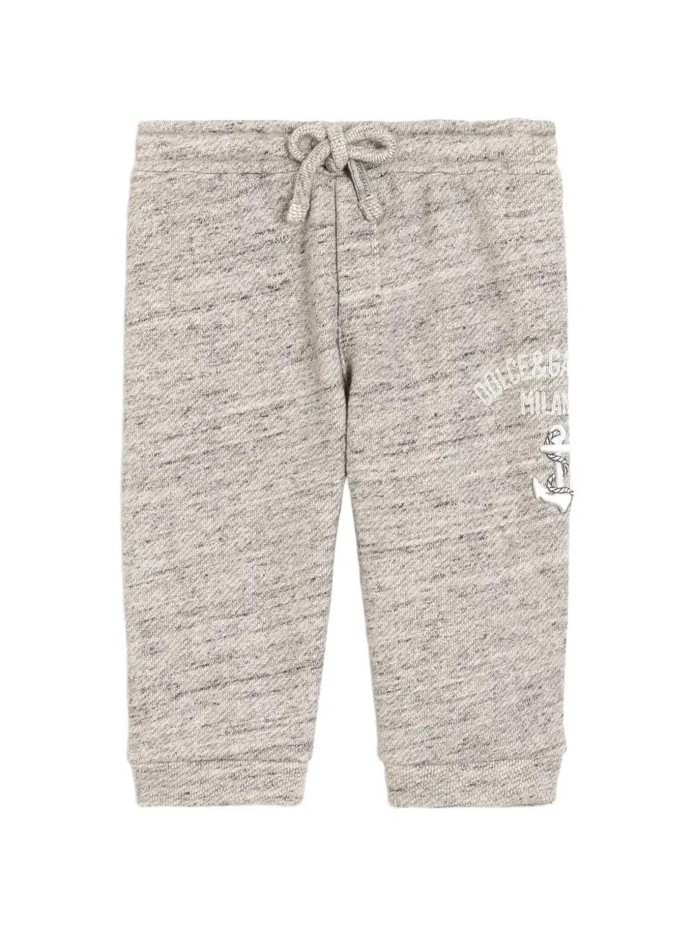 Флисовые спортивные брюки Dolce & Gabbana Kids, бежевый