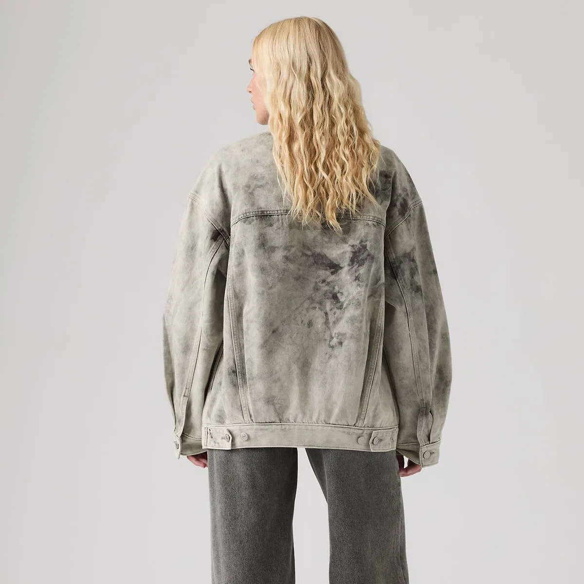 Куртка дальнобойщика размера XL Levi's, Soft Smoke Trucker - Grey — фото 4
