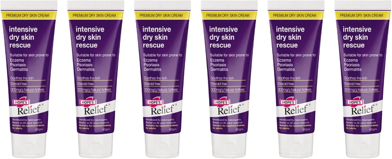 Крем для кожи, Intensive Skin Rescue Cream, Hopes Relief, набор 6 шт., 60 г