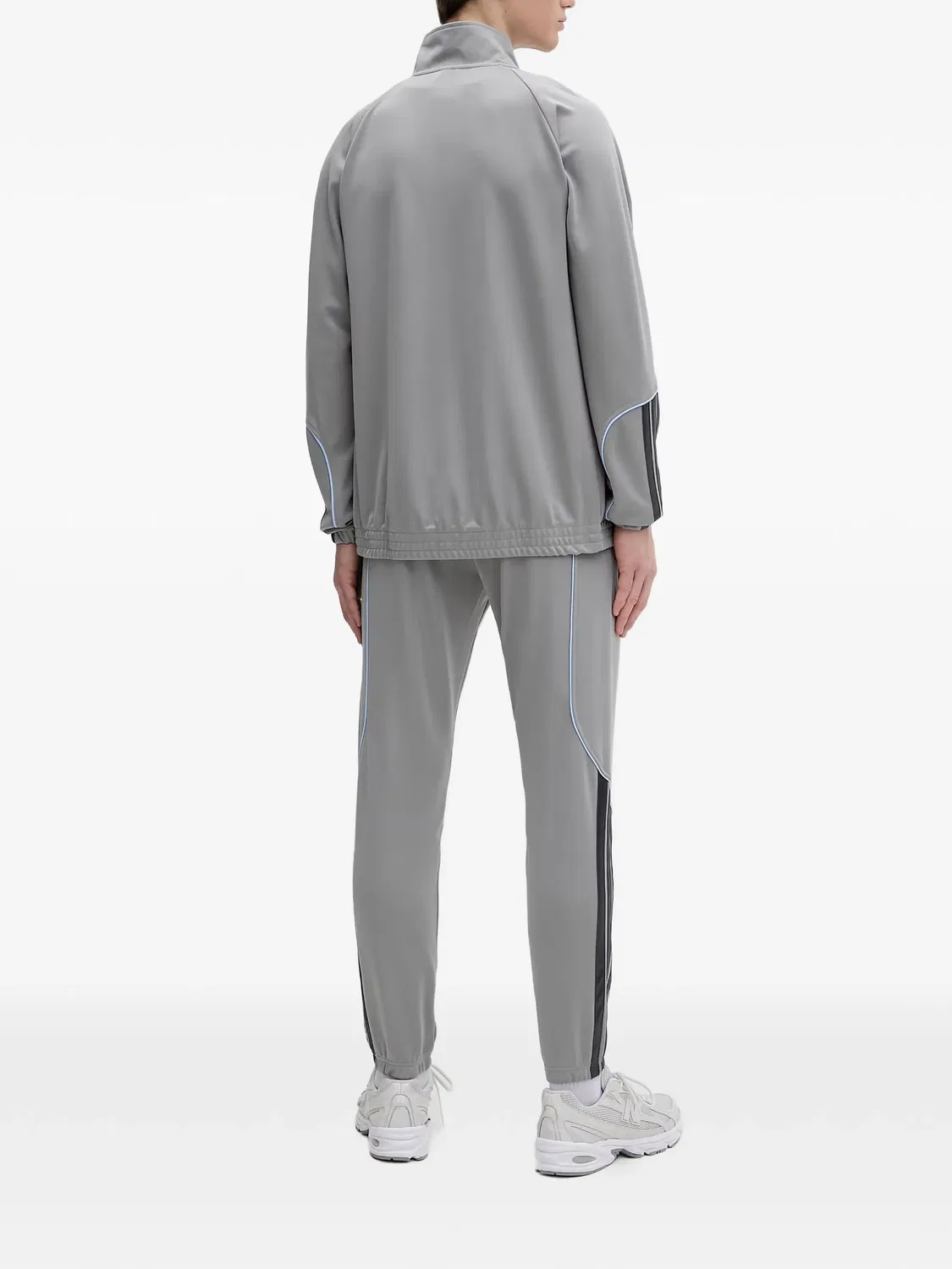 Adidas Спортивный костюм с лампасами серый — фото 2