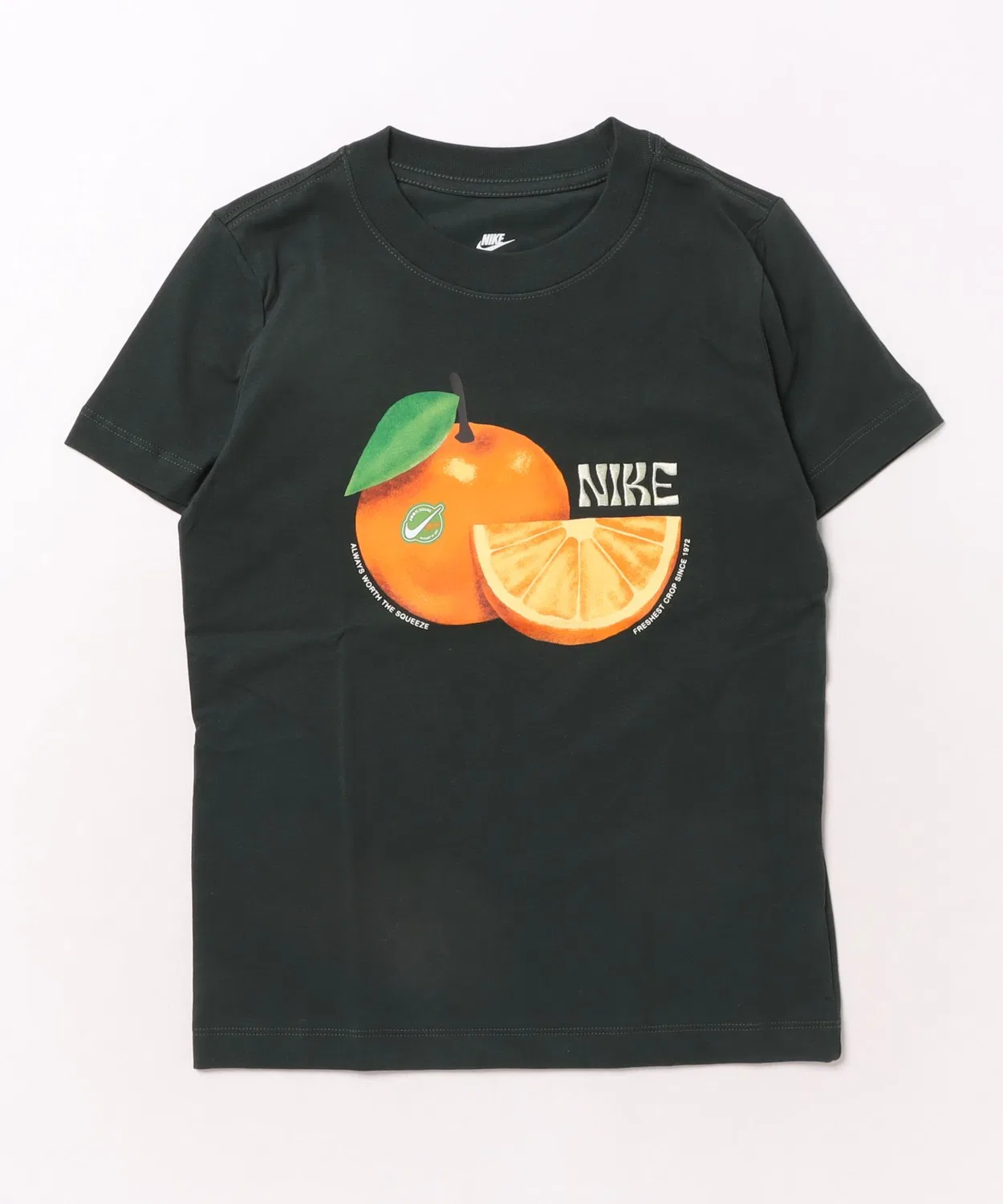 Детская футболка с коротким рукавом, хлопковая, Orange NIKE