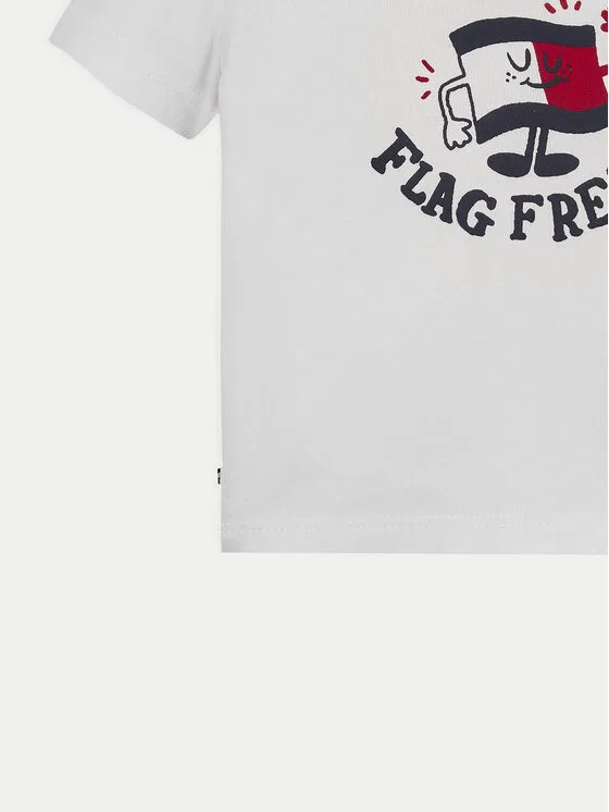 Футболка regular fit Graphic Tommy Hilfiger, белый — фото 3