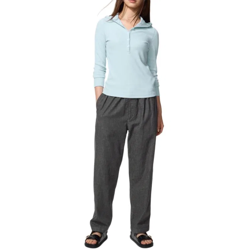 Джинсы унисекс темно-серые UNIQLO, Dark Gray