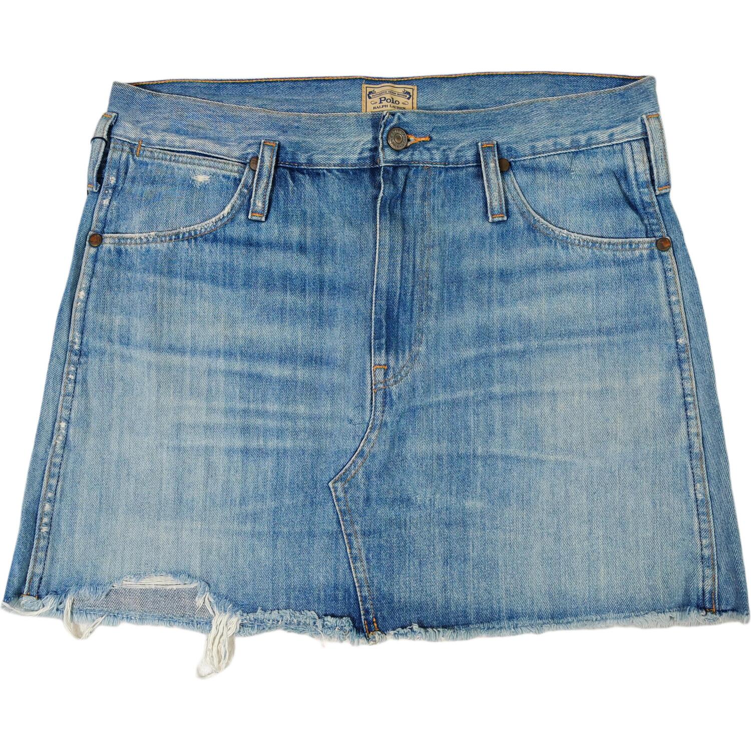

Джинсовая короткая юбка Women's Polo Ralph Lauren, синий