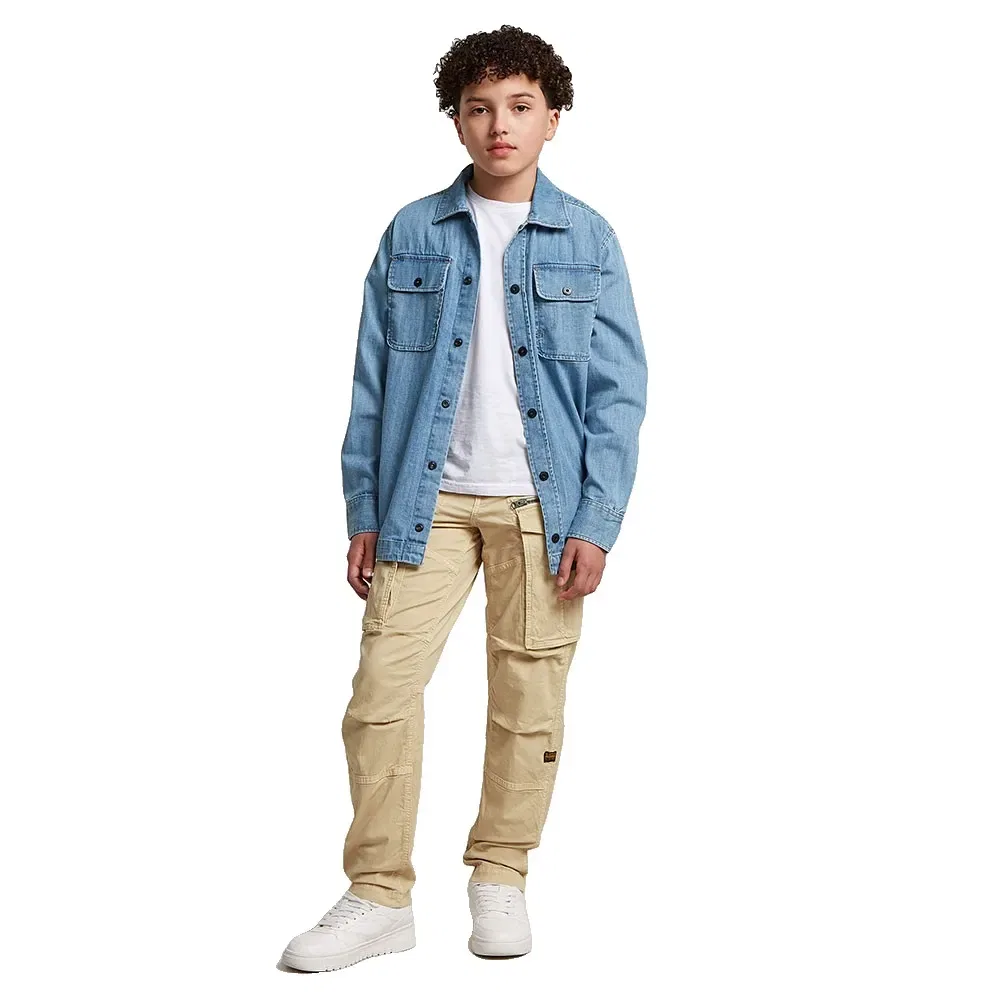 Брюки Rovic 3D Regular Tapered Fit G-Star, бежевый — фото 4
