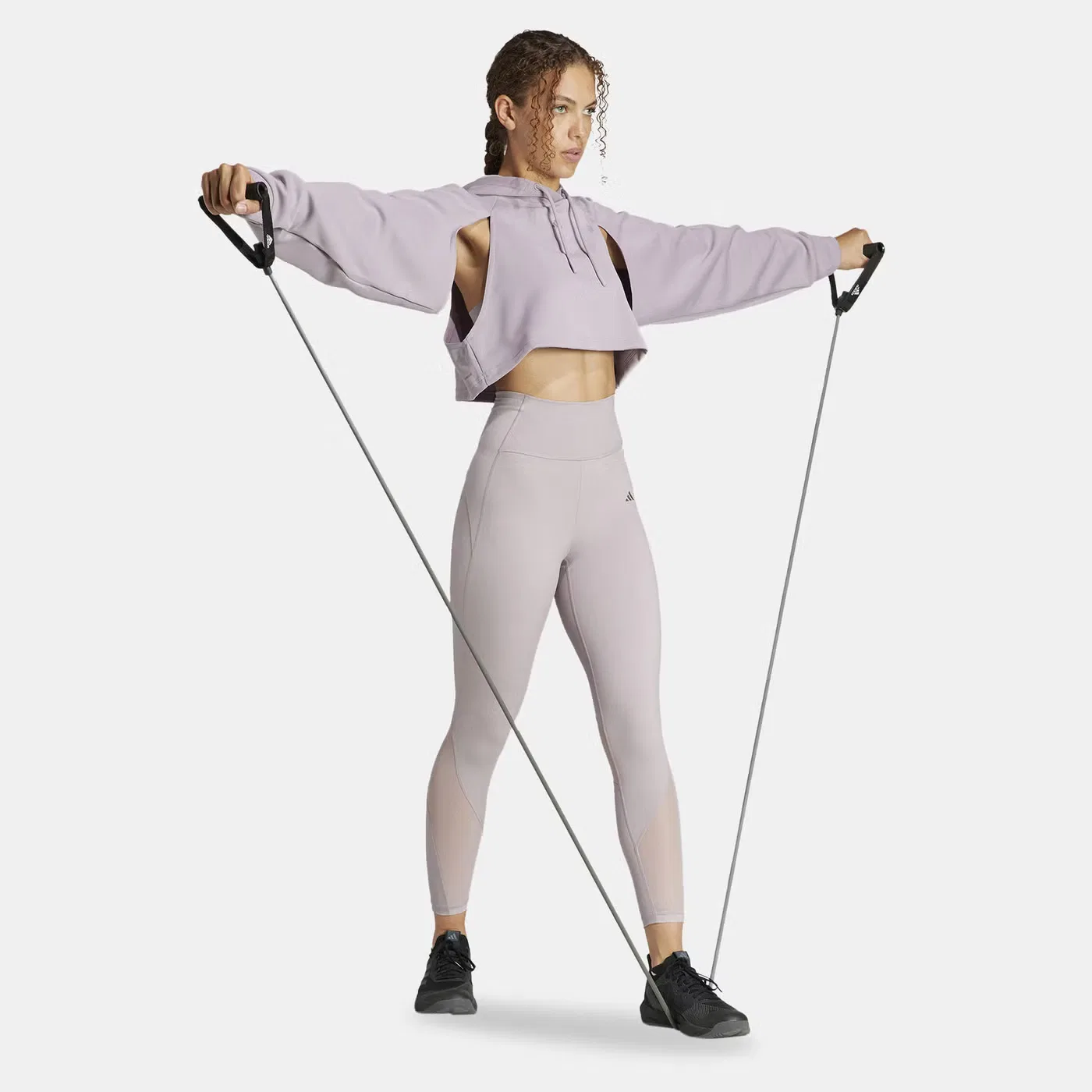Худи для тренировок с технологией AEROREADY Adidas, розовый — фото 3