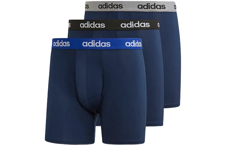 Мужские боксеры из 3 предметов Adidas, Black
