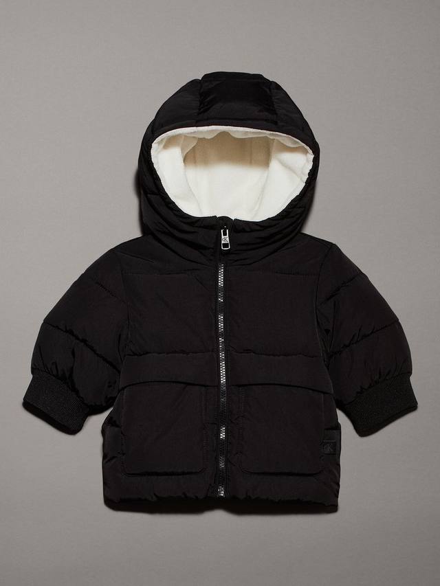 

Детская пуховая куртка с подкладкой Calvin Klein, цвет Ck Black