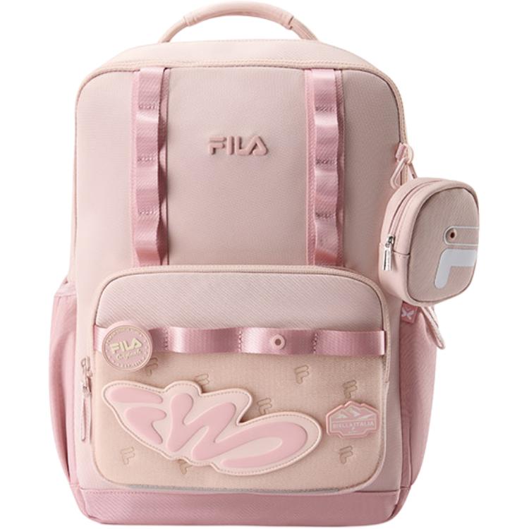 

FILA Нейлоновый школьный рюкзак для детей в розовом дымчатом цвете, Rose Smoke Pink
