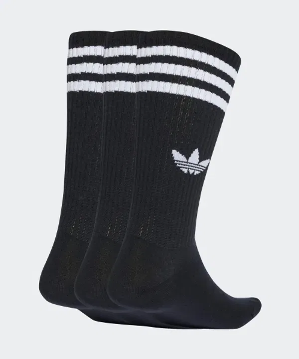 Носки высокие с 3 полосками, Adidas, черный — фото 2