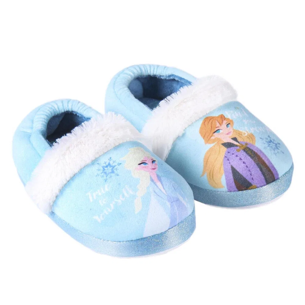 Детские тапочки с 3D-аппликацией Frozen II Disney Frozen, Hellblau